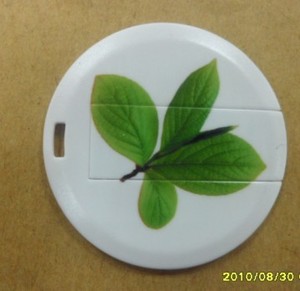 定制硬币风格圆形USB名片闪存棒笔拇指驱动器广告促销营销礼品 - Product Image 2