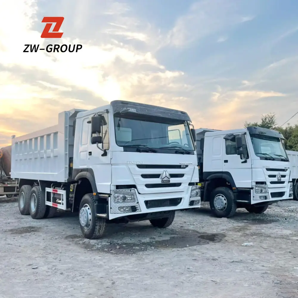 New Sinotruk Howo Dump Truck 40tons 8x4 12wheel Used howo Tipper Dump Truck for Zambia