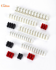 Prensa de resorte pcb de doble capa macho y hembra de 2 pines, tipo ranurado, 12 Pines, 2,54mm, Conector de bloque de paso, tornillo 3,5 negro - Product Image 5