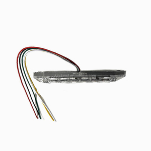 ECE R10 ECE R65 <strong>Class</strong> <strong>2</strong> <strong>LED</strong> Surface Mount Grille 6 <strong>LED</strong> White Amber Blue Red Strobe Dual Color SA7025-6 - Product Image 4