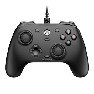 Gamesir controle de vídeo g7, cola revestida de metal, botão personalizado, substituível, com fio
