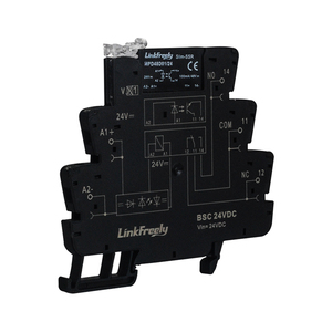 Slim Interface Optocoupler <strong>Relay</strong> DC-DC 24VDC <strong>Input</strong> 100mA/5V-48VDC <strong>Output</strong> Light Photo <strong>Signal</strong> <strong>Relay</strong> SSR Power <strong>Relay</strong> Solid State - Product Image 2
