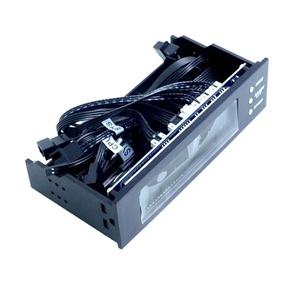 5.25 pollici 12V PC ventola del Computer regolatore di velocità del regolatore di temperatura LCD Display digitale pannello frontale per PC - Product Image 1