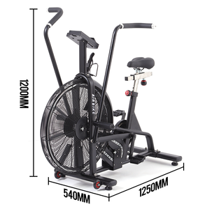 Firstfit-B07 Classic Fan Cycling Cardio Exerciser 330 LB Capacity for Leg/arm Workout Adjustable Resistance Fitness air Bike - Product Image 2
