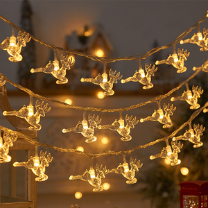 Peri ışık dize yeni yıl noel ağacı düğün ev iç mekan dış mekan dekorasyonu LED çelenk ışık dize çocuk odası room - Product Image 5