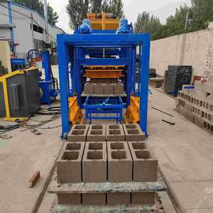 Construcción automática hidráulica comprimida máquina de ladrillo entrelazado precio bloque de hormigón que hace la máquina - Product Image 1