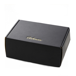 Tùy chỉnh màu đen <span class=keywords><strong>folfing</strong></span> hộp đồ trang sức quà tặng lưu trữ carton rỗng máy bay sóng vận chuyển giày quần áo Hộp bao bì - Product Image 2