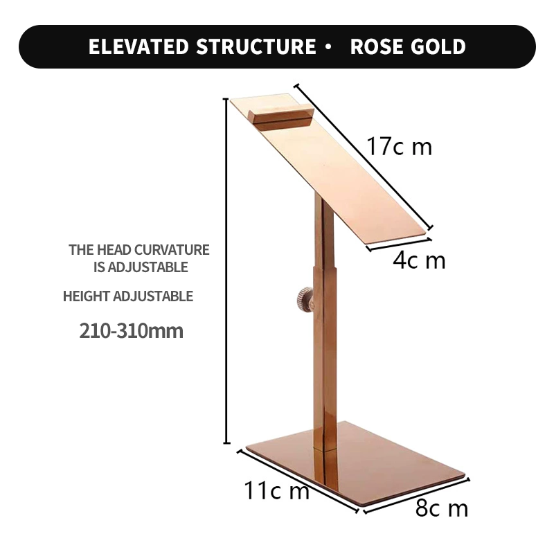 Square-head high rack rose gold