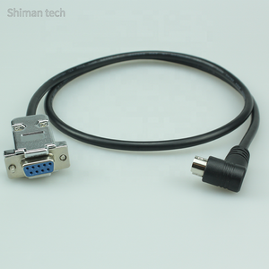 MINI DIN8PIN TO DB9plcプログラミングケーブル8ピンMiniDin直角 - Product Image 3