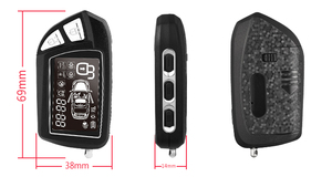 Bộ điều khiển từ xa SPY cho xe Qashqai với chức năng điều khiển đánh lửa, phạm vi 1500m, mở cửa không cần chìa khóa & khóa cửa trung tâm - Product Image 4