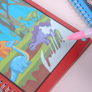 Sihirli kalem ile renkli karikatür yazma sihirli su kitap çizim kitabı Doodle kitap - Product Image 6