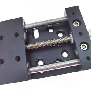 Carrera 100mm aleación de aluminio Unidad de ajuste del eje X mesa de plataforma de Control de movimiento CNC tornillo de alimentación Manual etapa lineal deslizante - Product Image 4