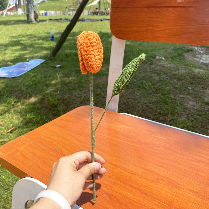 Unico tulipano arancione