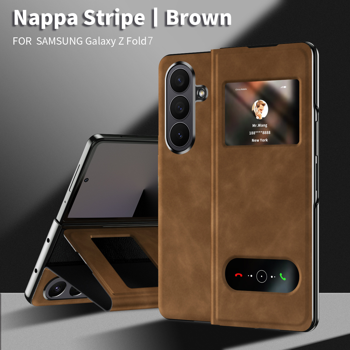 Motif de napa brun