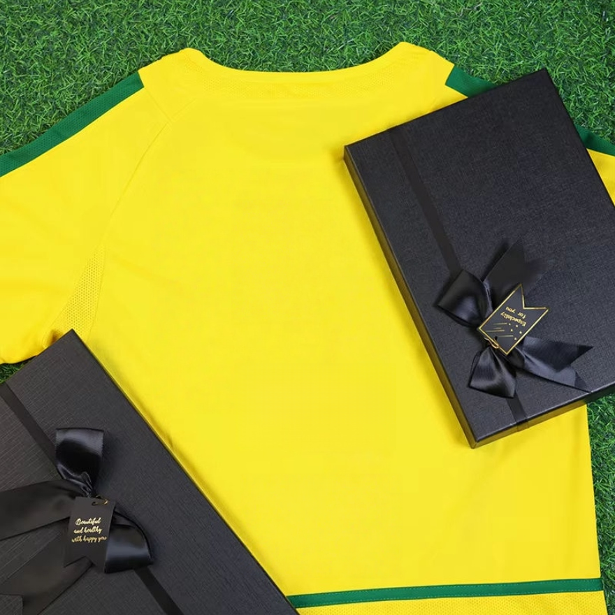 Maillot rétro personnalisé jaune version thaïlandaise