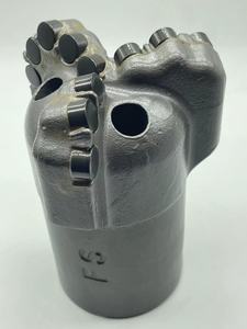 Broca PDC 102mm API 2 3/8 Reg Diamond Composite Three Wing Arc Angle Drill Bit Perforación sin núcleo