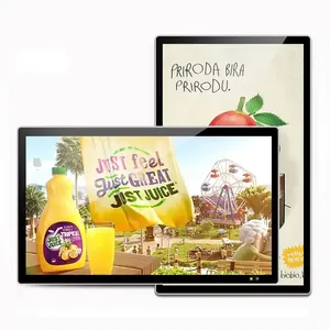 LETINE 32&quot; Ultra Thin Wall Mounted Advertising Display Hanging LCD Digital Video Menu Board - Product Image 2
