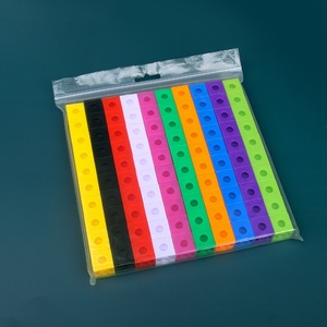 Juguete educativo de matemáticas Cubic Montessori para niños de jardín de infantes, cápsulas cuadradas de plástico, bloques de construcción, rompecabezas, material didáctico - Product Image 6
