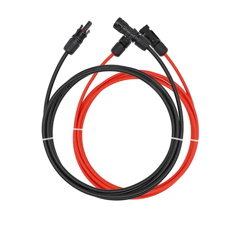 H1z2z2-K alev geciktirici ce tüv kırmızı siyah 4mm2 6mm2 kalaylı bakır invertör dc pil PV güneş kablosu