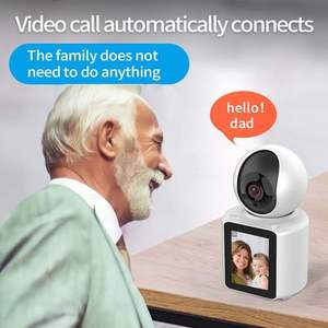 Newest Free Video Calling Camera Smart One-click Call HD 2MP Wireless Wifi PTZ Home Baby <strong>Monitor</strong> Camera With Screen - Product Image 3