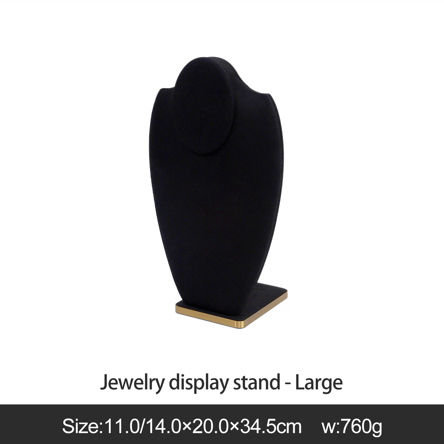 Présentoir à bijoux noir-grand