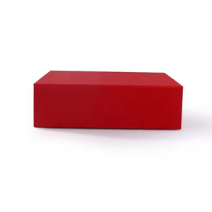 Ucuz katlanabilir kağıt nakliye kutusu elbise için yüksek dereceli özel kırmızı karton ambalaj kutusu - Product Image 2