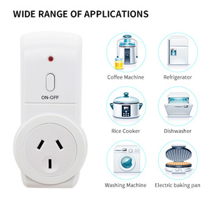 Smart Power <strong>AU</strong> Plug Socket 433.92Mhz Wireless <strong>Remote</strong> Control Contact On/Off Light Switch Socket - Product Image 5