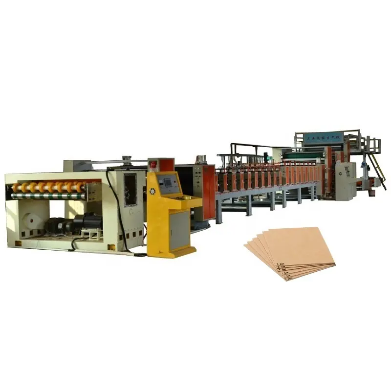 4 परत औद्योगिक chipboard paperboard उत्पादन लाइन मशीन बनाने के लिए हार्ड बोर्ड