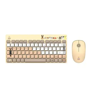 FD 1501 <strong>Customization</strong> Colorful Wireless <strong>Keyboard</strong> and <strong>Mouse</strong> <strong>Combo</strong> 2.4G USB Compact Portable and Quiet <strong>Keyboard</strong> and <strong>Mouse</strong> for PC L - Product Image 1