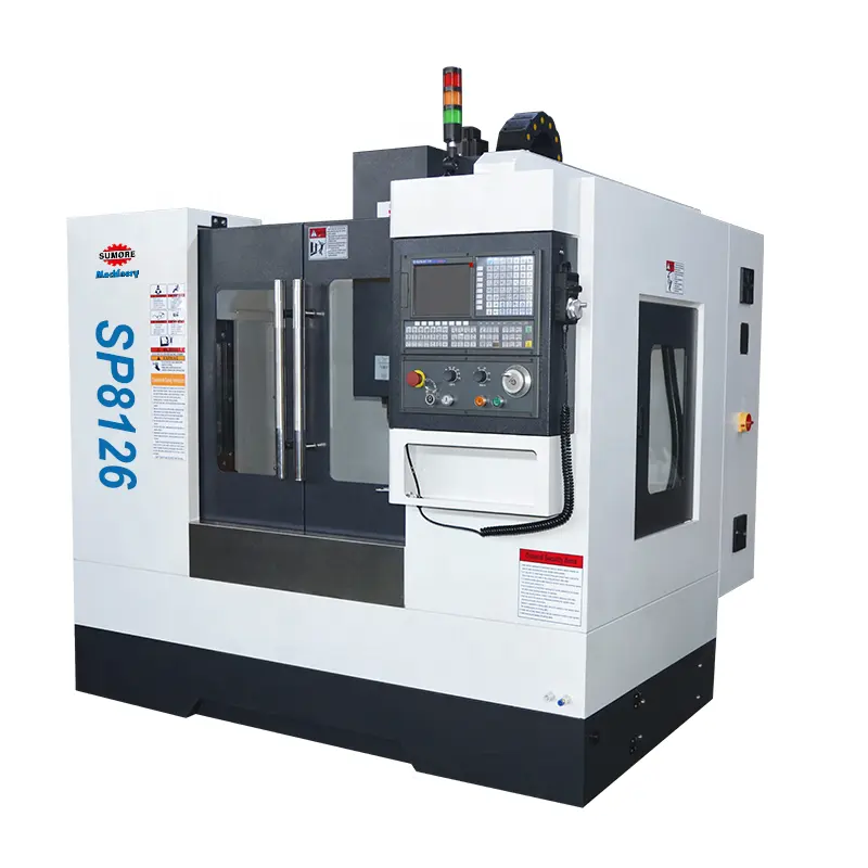 SP8126 yüksek sertlik dikey işleme merkezi Fanuc, Gsk sistemi Cnc freze makineleri Xh7126 dünyada popüler