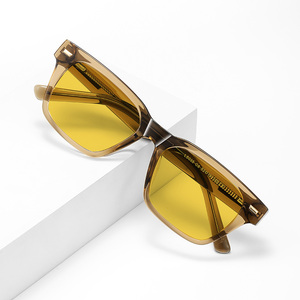 Firstsense cao cấp chống ánh sáng màu xanh khung màu vàng ống kính thời trang phụ nữ Kính mắt nam ngủ ngon bảo vệ mắt kính - Product Image 2