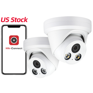 美国股票兼容Hik 4MP 5MP 8MP 12MP 4k原始设备制造商人类和车辆检测即插即用全彩网络PoE IP摄像机 - Product Image 1