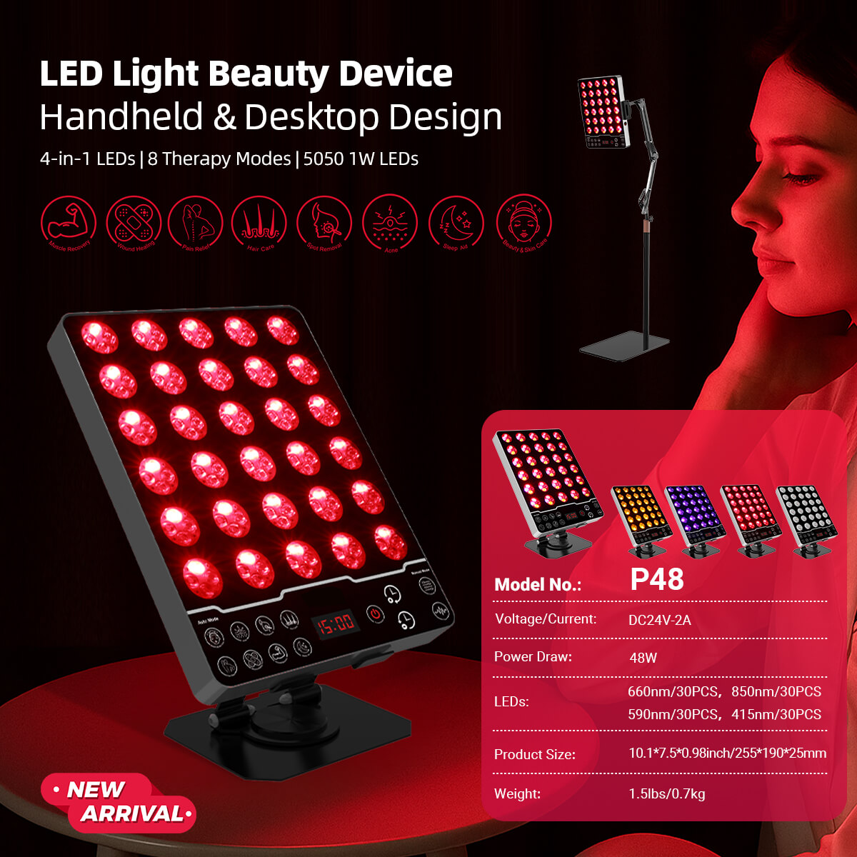 P48 LED Light Beauty Device
