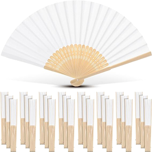 Abanico del Programa de bambú para bodas en la playa-Patrones y nombres de flores tropicales personalizados - Product Image 6