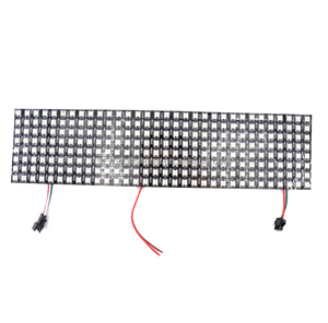 Lager WS2812 SK6812 DC5V WS2812b 8x8 8x32 16x16 LED-Matrix Flexibles RGB-Pixel-Panel DIY Programmier barer Bildschirm