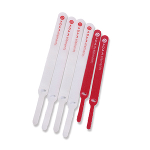 10X100mm Back-to-Back <strong>Hook</strong> <strong>and</strong> <strong>Loop</strong> Cable Ties Needle-<strong>Type</strong> Anti-Loss Design Custom 1-Color Logo for Electronics/Office - Product Image 3