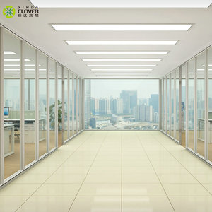 HK85 Modern Design Soundproof <strong>Partition</strong> Wall Office 12mm Glass <strong>Partition</strong> Wall India