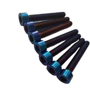 Gr5 Tùy Chỉnh Nhà Sản Xuất Titan Dài Hình Lục Giác Đầu Mặt <span class=keywords><strong>B</strong></span>ích Bolt Phong Cách Mới <span class=keywords><strong>B</strong></span>ị Cháy Màu Xanh - Product Image 4
