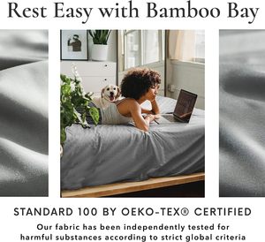 Cloudland Bamboo Comfort 300 Series <strong>Sheet</strong> Set Printed Organic Earth Bamboo <strong>Sheets</strong> Bamboo and Cotton <strong>Sheets</strong>