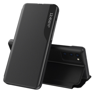 三星galaxy S24 plus S24超皮革智能外壳的视图屏幕侧自动睡眠皮革翻盖手机外壳 - Product Image 4