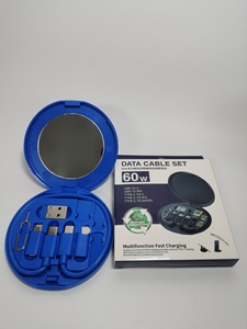 Yeni çok fonksiyonlu veri kablosu dönüşüm kafası taşınabilir saklama kutusu çok tip şarj hattı dönüştürücü USB tip C adaptör aracı - Product Image 5