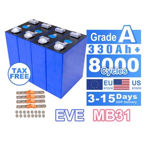 Ab stok EVE 3.2V 280K MB31 sınıf bir cep orijinal fabrika çift delik damızlık 3.2V Li-ion lityum piller LiFePO4 hücreleri - Product Image 1