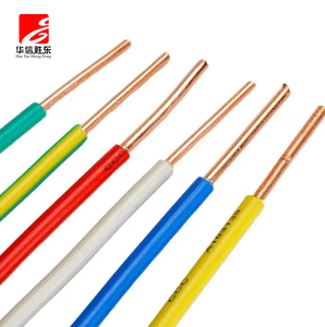 BV kablo tek çekirdekli bakır PVC yalıtım esnek elektrik telleri 1.5 2.5 4 6 10 25 35 50 220V anma telli çıplak güç için - Product Image 2