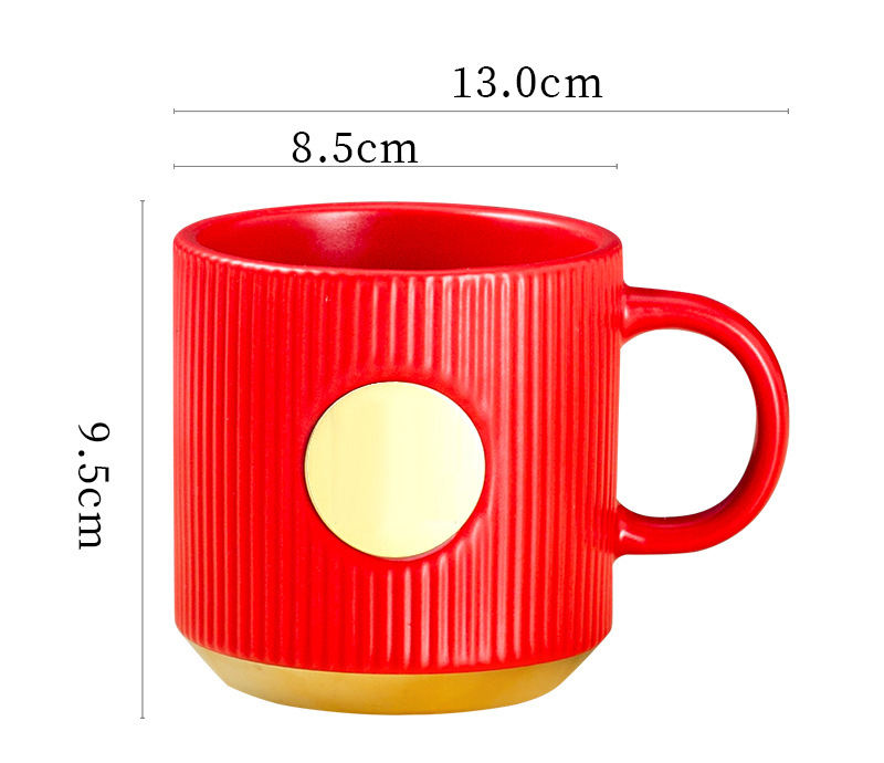 Taza de oro 340ml-red