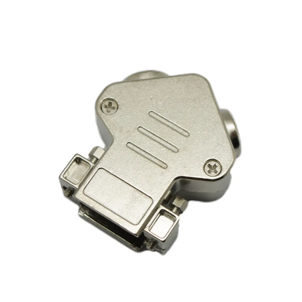 Vga Metal Hoods 9 Pin D-sub Connector Cover 45/75 Degree Cable Outlets