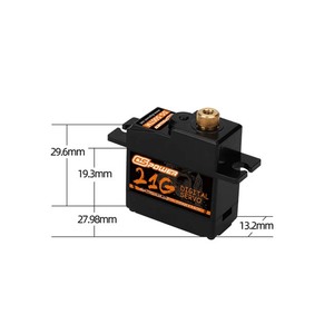 21g Metal Gear mini servo 4.2KG 17g Servo 1:18 1:16 rc araba slash e-revo 144001 C24 D12 MN99S MN86 RC uçak robot - Product Image 3