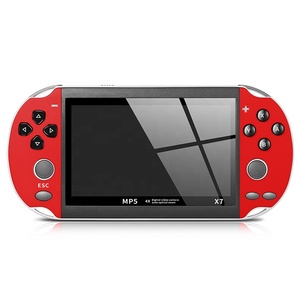 X7 lettore portatile 4.3 pollici Display LCD 8GB doppio rocker 200 classico gioco retrò Mini Console di gioco <span class=keywords><strong>MP5</strong></span> Video <span class=keywords><strong>Player</strong></span>