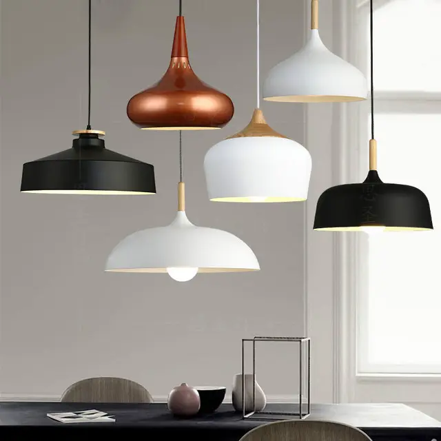 Подвесная домашняя декоративная лампа, Современный Железный светодиодный светильник в скандинавском стиле, для промышленного ресторана, бара, кафе, кухни, спальни