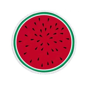 Hoshom toptan plaj havlusu yuvarlak özel desen plaj havlusu boy kendini ovmak için plaj için hızlı kuru havlu - Product Image 4