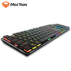 MEETION-teclado de juegos para MT-MK80, dispositivo de iluminación RGB programable con eje verde opcional, varios idiomas - Product Image 5